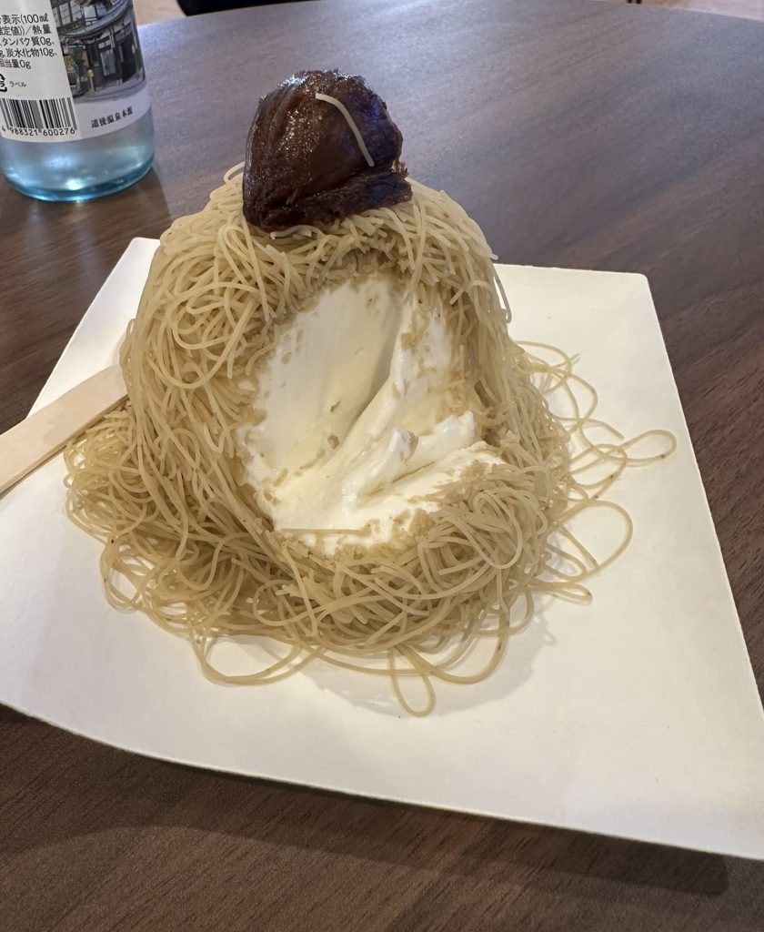 道後モンブランケーキ