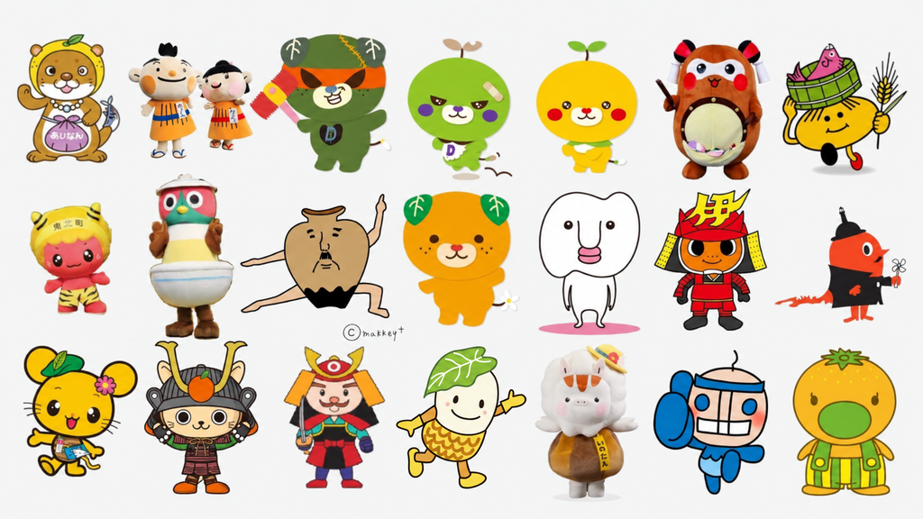 愛媛県のゆるキャラ・キャラクター