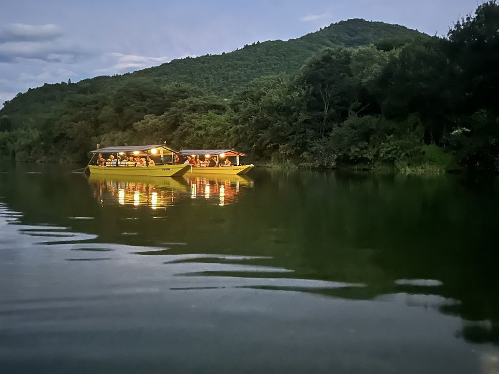 大洲肱川の風景