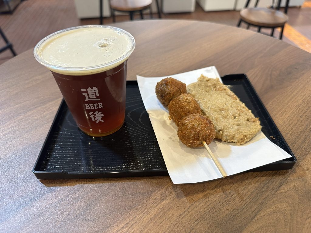 道後ビールとじゃこ天