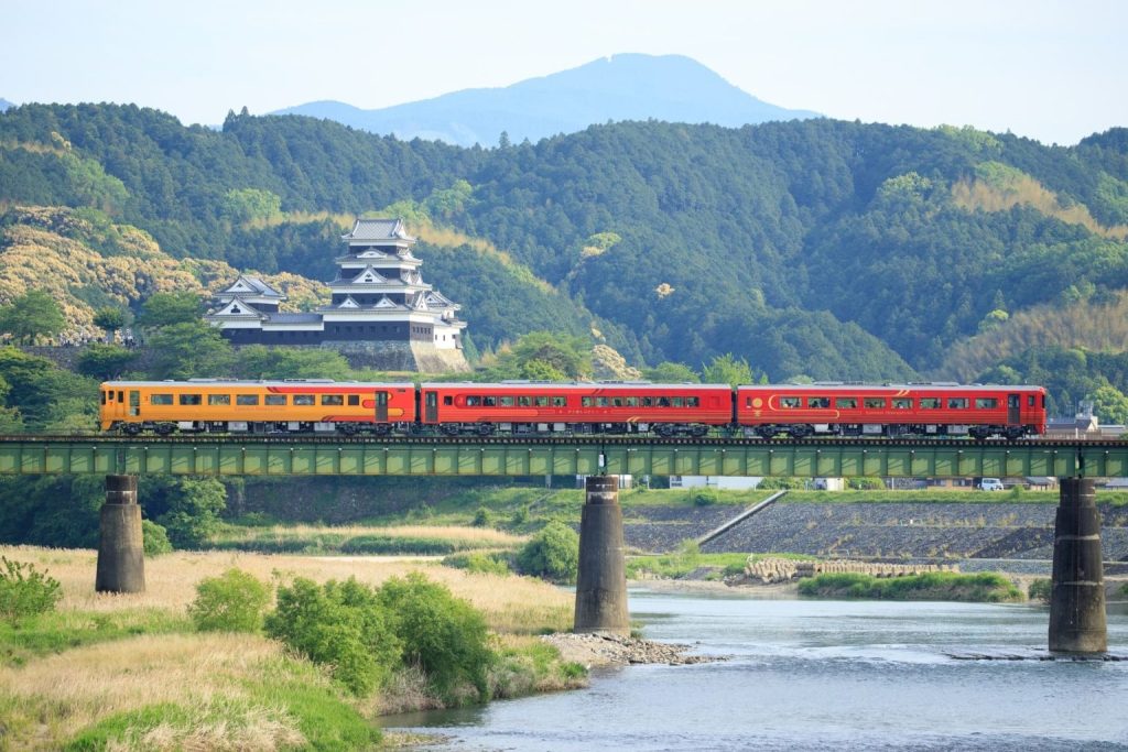 大洲の街並み写真