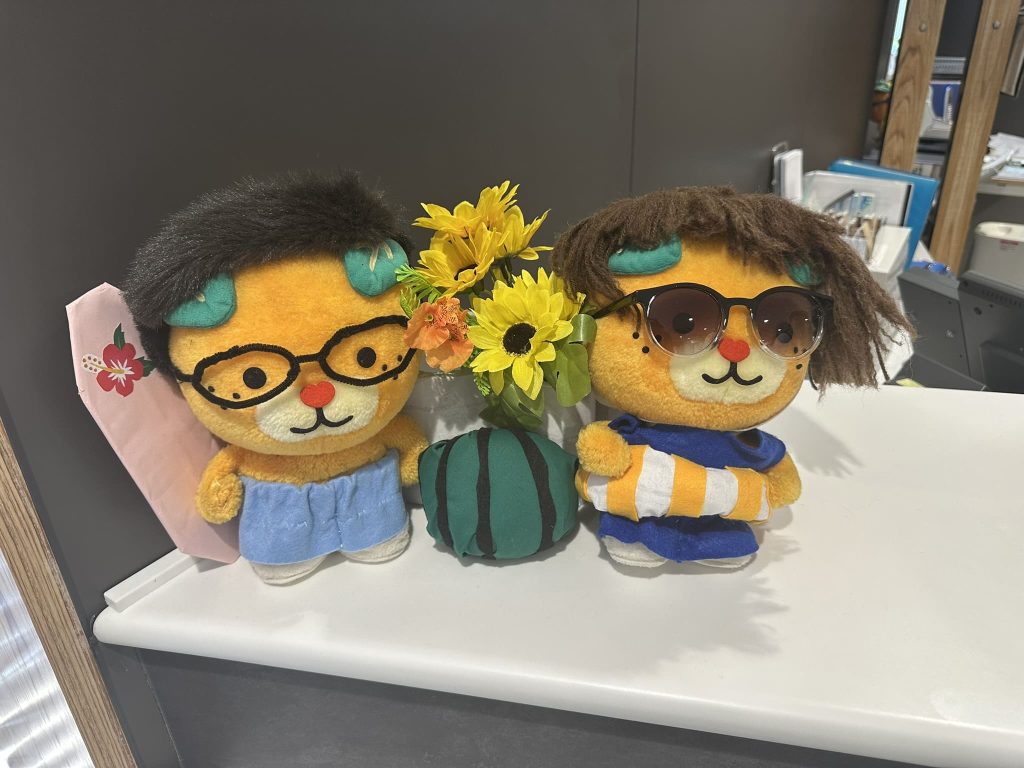 夏だ!海水浴とスイカ割りみきゃん