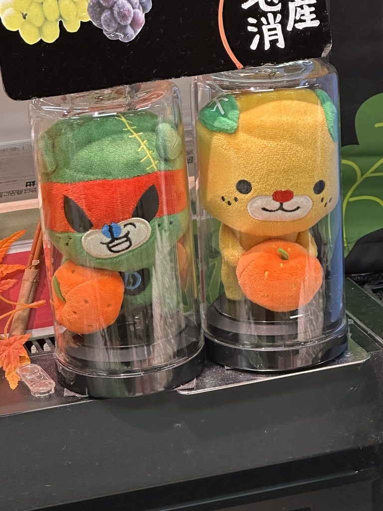 スーパーでケースに入っているみきゃん