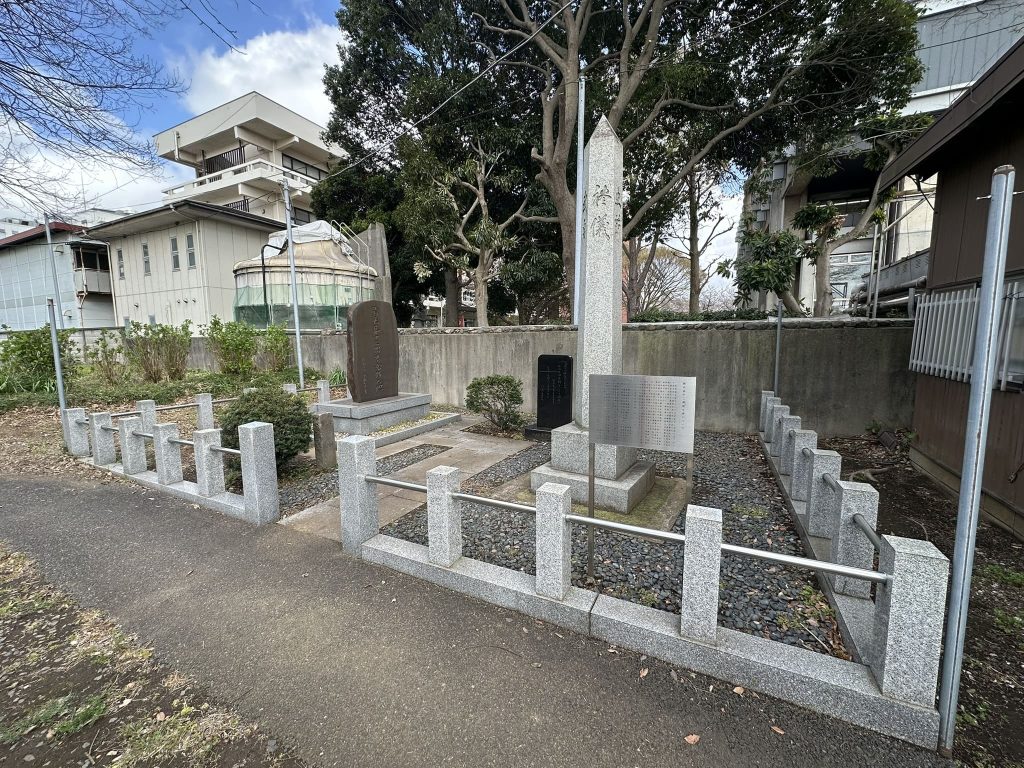 騎兵第十三聯隊発祥之地の碑(日本大学生産工学部敷地内)