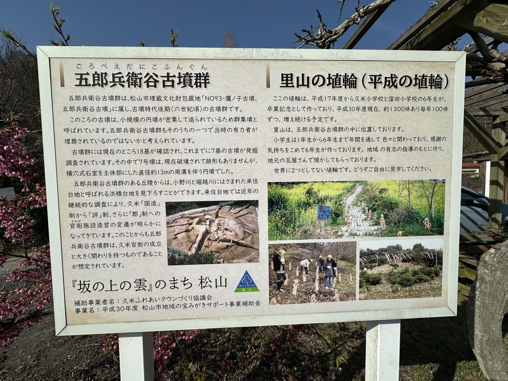 五郎兵衛谷古墳群看板