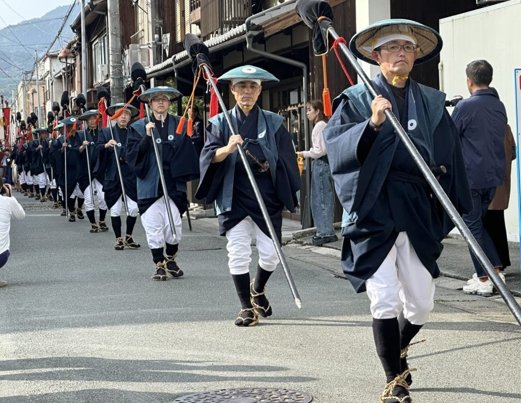 大洲まつりのお成り（大名行列）