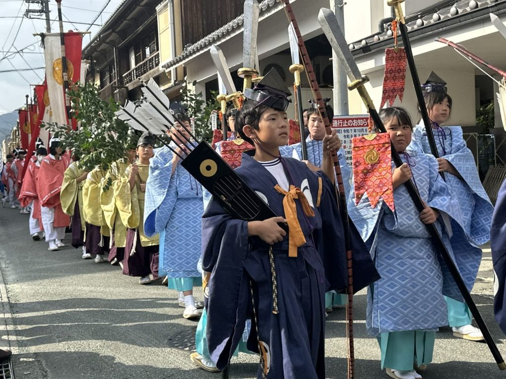 大洲まつりのお成り（大名行列）