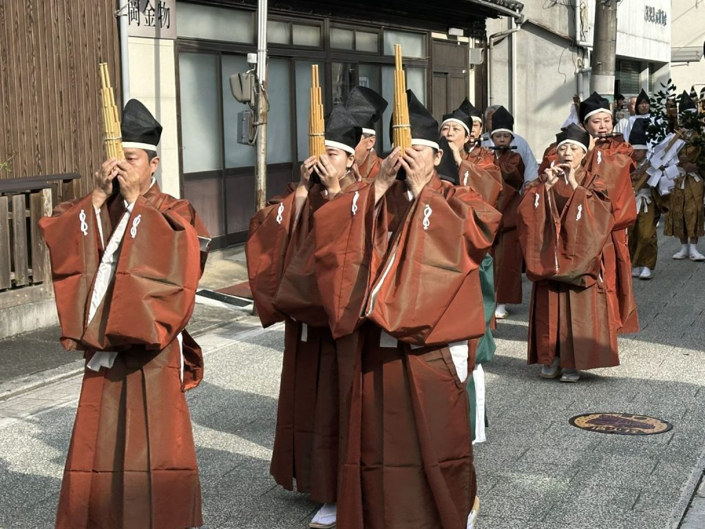 大洲まつりのお成り（大名行列）