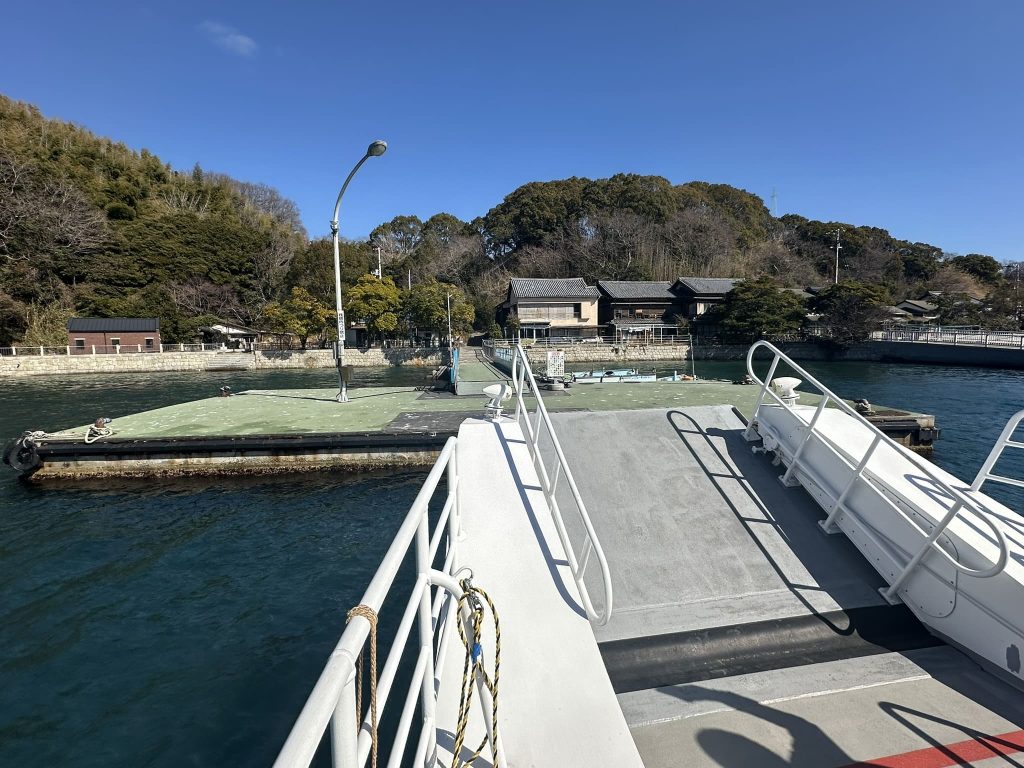 さて小島の港から波止浜港に帰ります