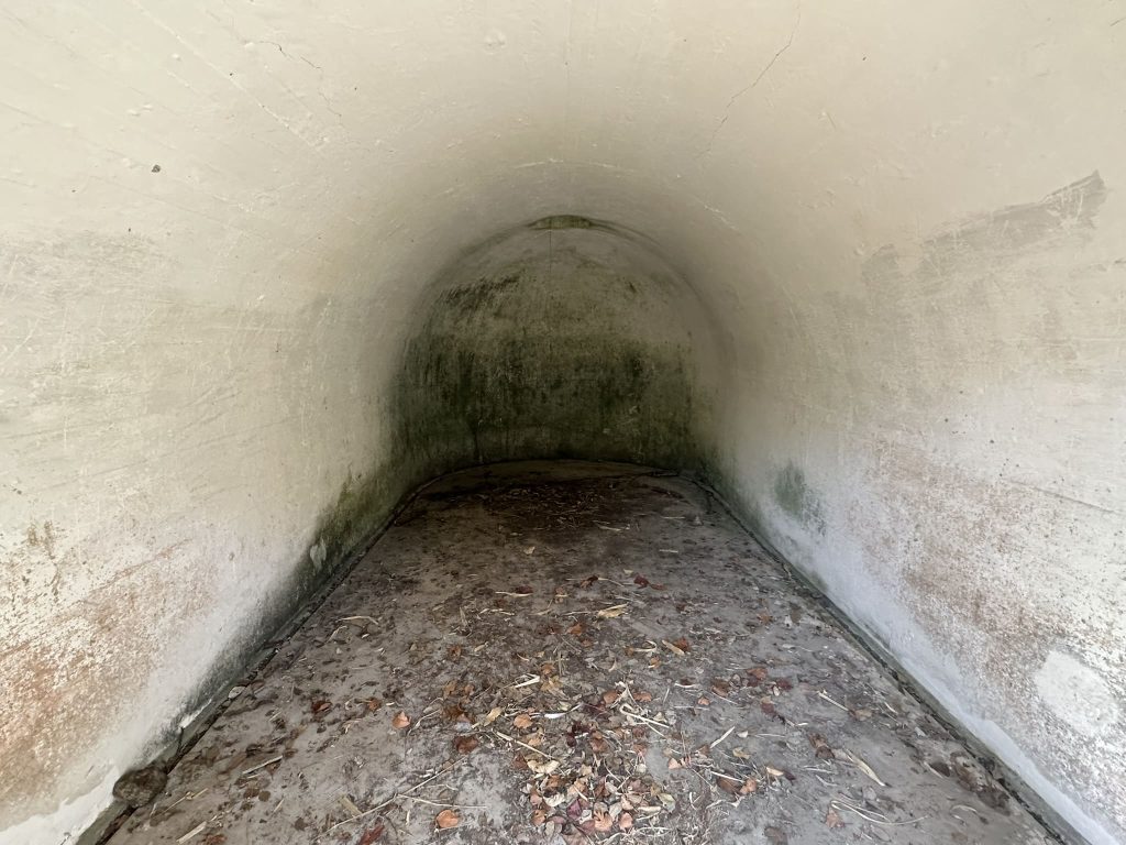 中部砲台跡(愛媛県今治市 小島の芸予要塞跡散策)中部砲台跡