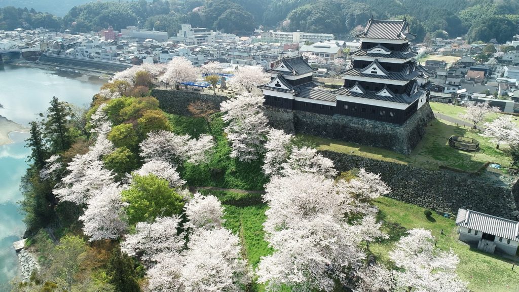 大洲の街並み