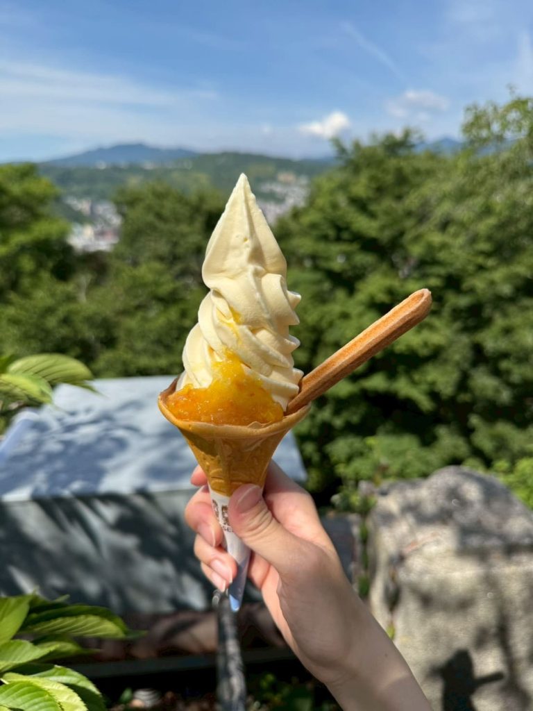「伊予柑ソフトクリーム」