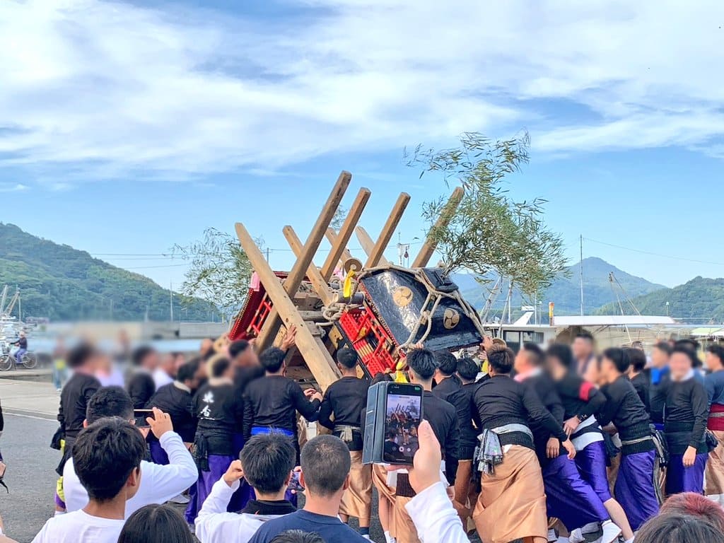 宮窪の秋祭り写真