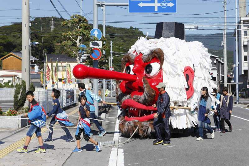 愛南町秋祭り写真