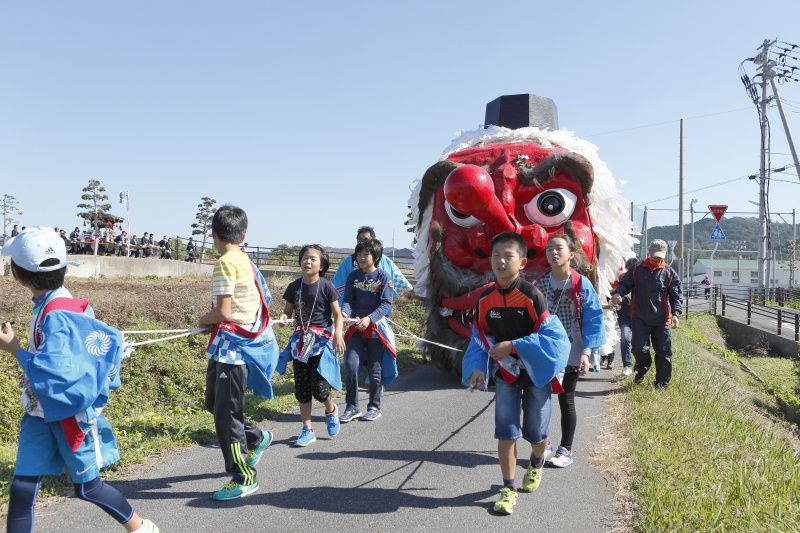 愛南町秋祭り写真