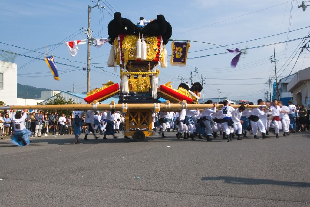 川之江秋祭り 四国中央市内