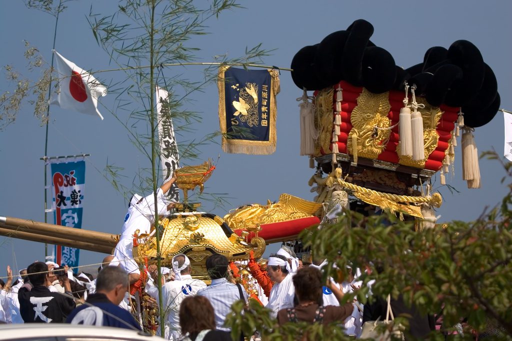 川之江秋祭り 四国中央市内