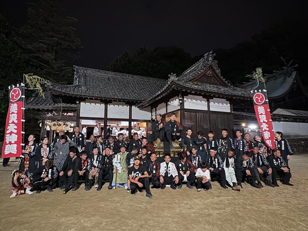 松山秋祭り　朝日八幡神社秋季大祭 鉢合わせ