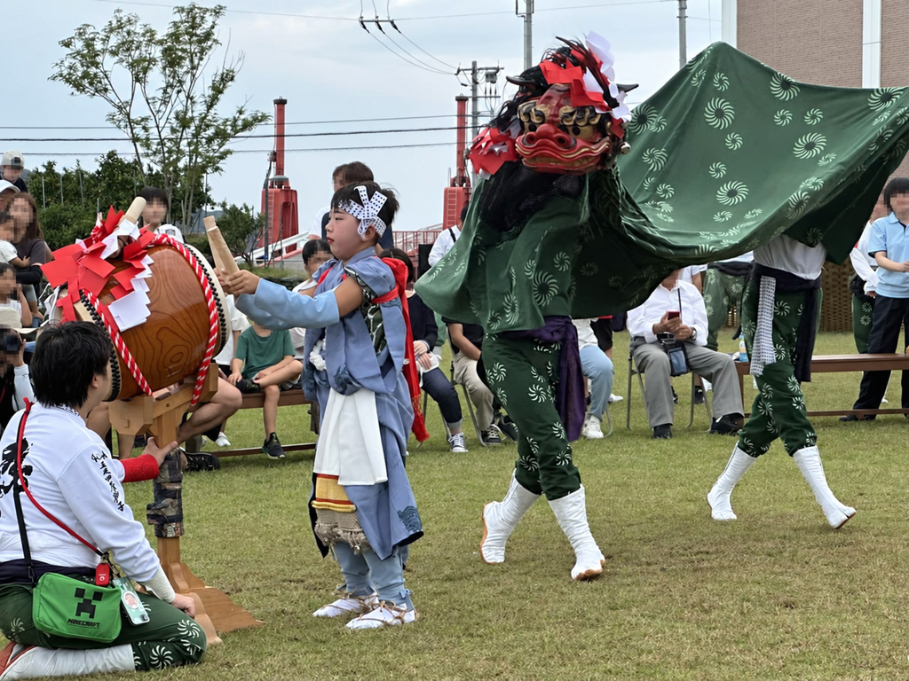 八幡浜秋祭り唐獅子写真
