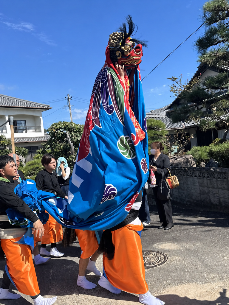 宮窪の秋祭り 尾形八幡神社 宮出し
