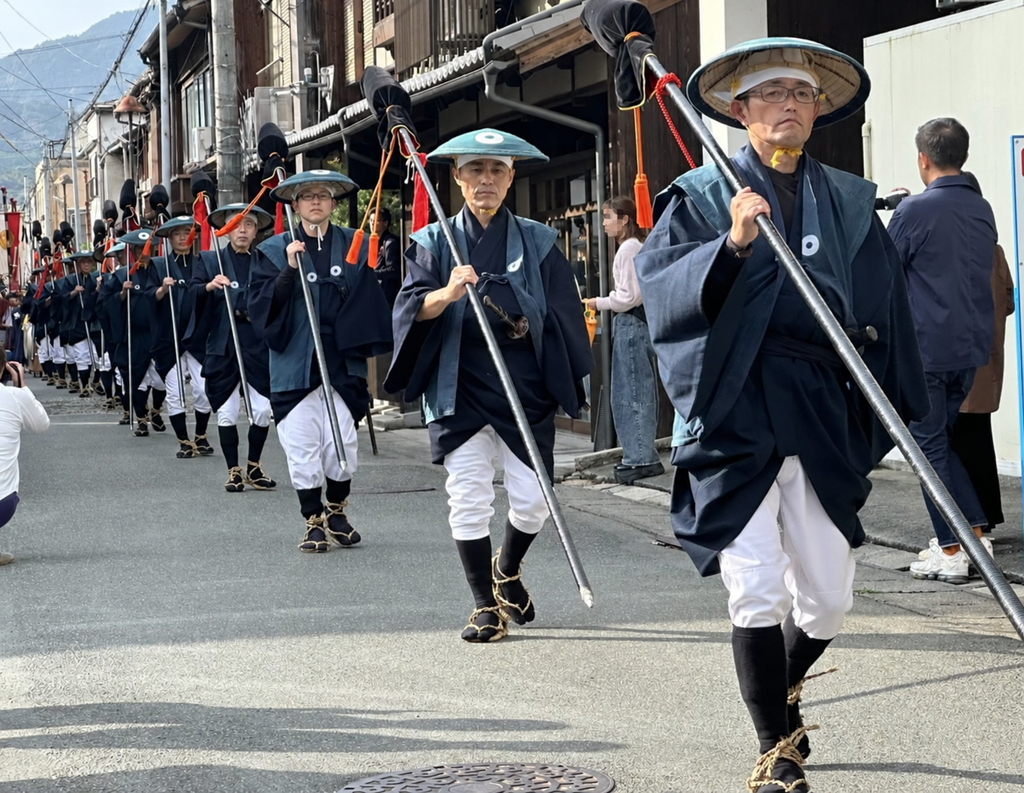 大洲まつり お成り(大名行列)11月2日(日曜)写真