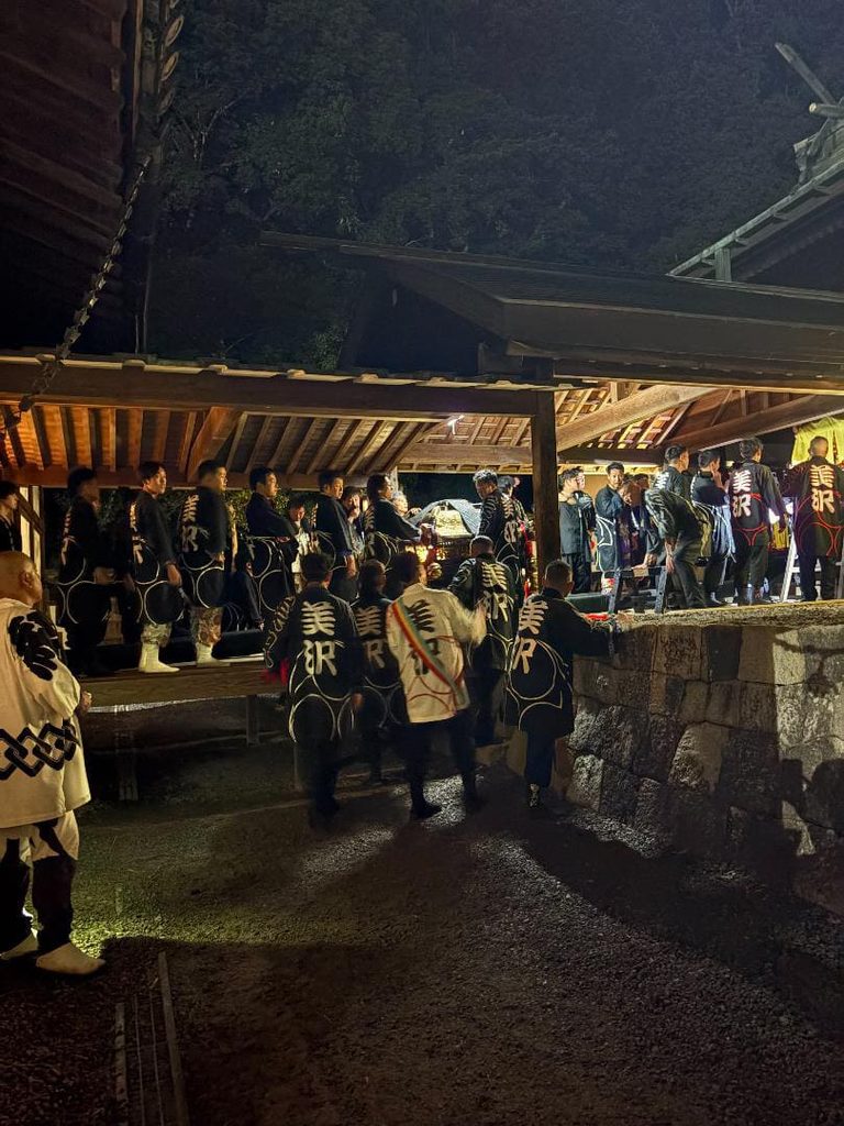 松山秋祭り　朝日八幡神社秋季大祭 鉢合わせ