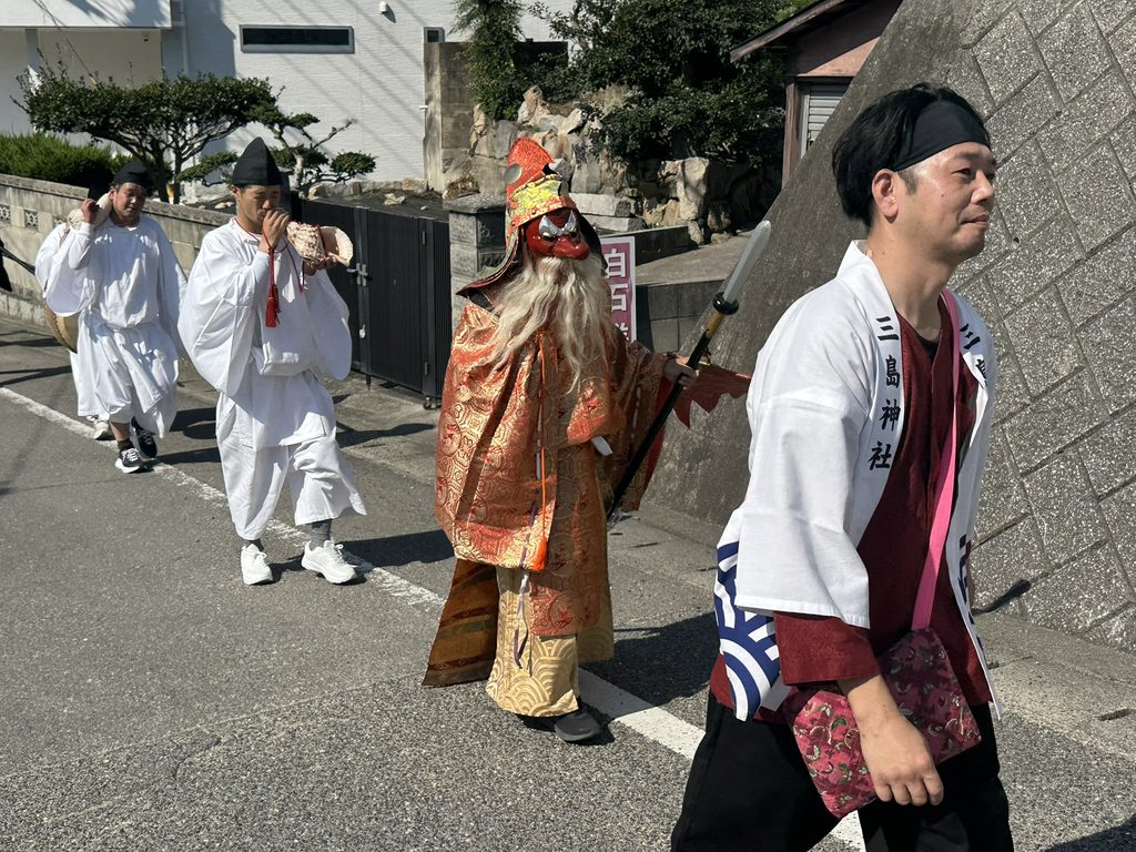 三島神社秋祭り 本祭りの様子