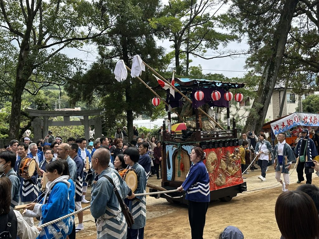 保内秋祭り 三島神社秋季大祭の様子