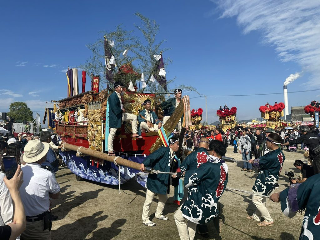 伊予三島秋祭り　三島太鼓台統一寄