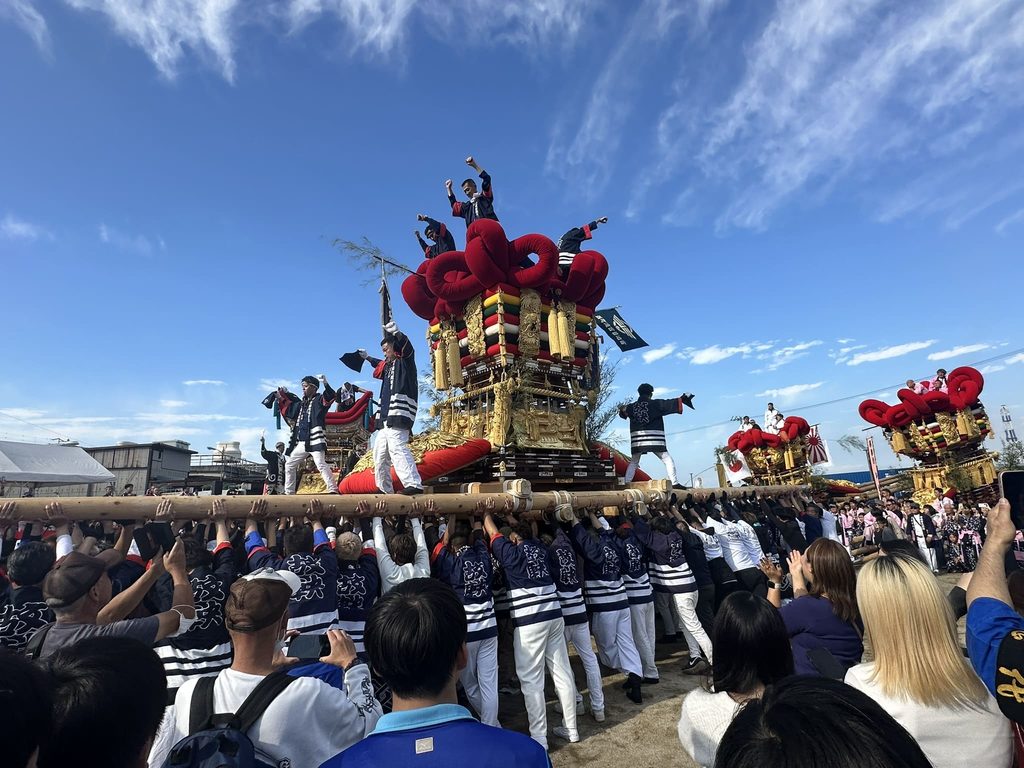 伊予三島秋祭り　三島太鼓台統一寄