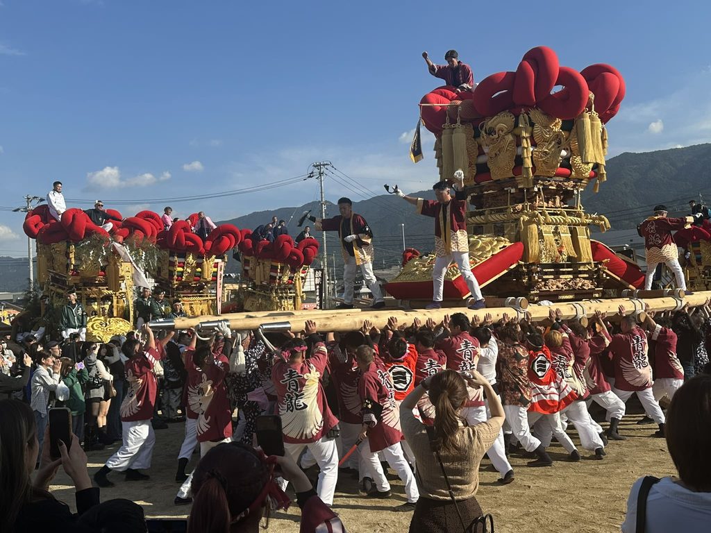 伊予三島秋祭り　三島太鼓台統一寄