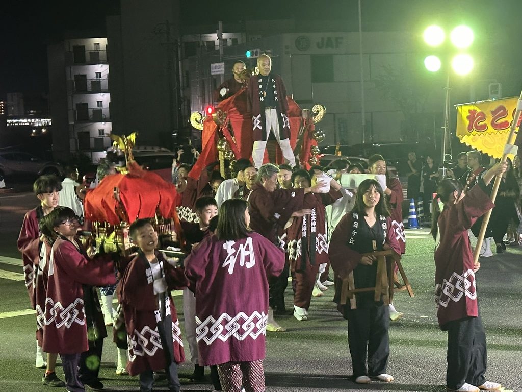 朝日八幡神社秋季大祭 宮上げの様子(2026年10月5日(月))