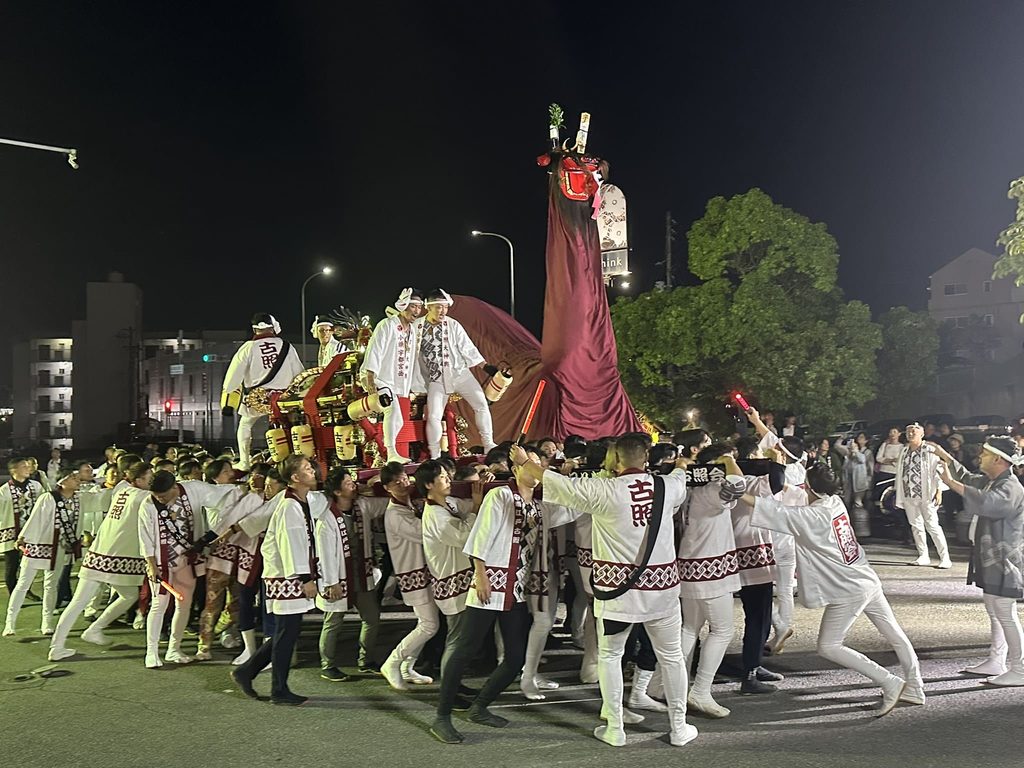 朝日八幡神社秋季大祭 宮上げの様子(2026年10月5日(月))