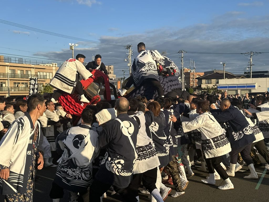 桑原八幡神社例大祭 鉢合わせ