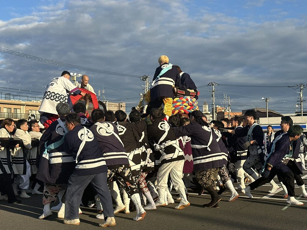 桑原八幡神社例大祭 鉢合わせ