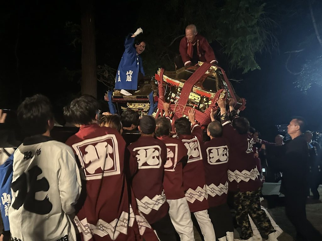 松山秋祭り 還熊八幡神社例大祭 宮入、鉢合わせ