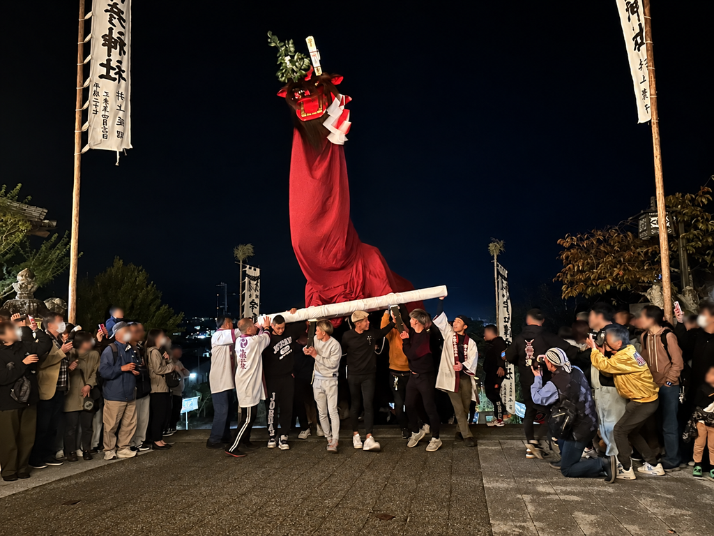 宇和津彦神社宵宮祭写真 牛鬼