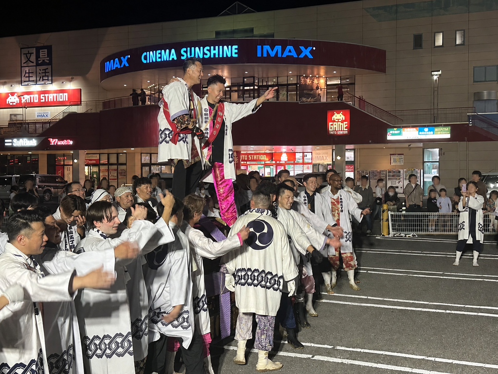 松山秋祭り 金刀比羅宮衣山秋祭り 鉢合わせ(パルティフジ衣山)