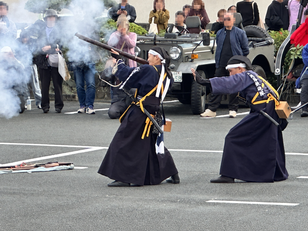 大洲まつり 御旅所での神事等(大洲市民会館前)11月2日(日曜)写真
