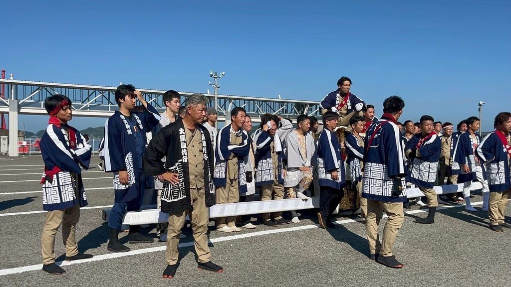 松山秋祭り 高浜大神輿鉢合わせ
