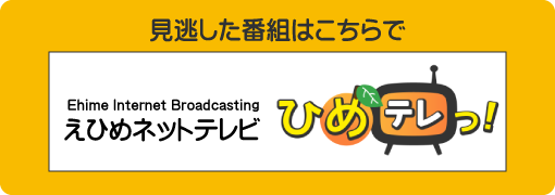 見逃し番組はこちらでえひめネットテレビ「ひめテレっ！」